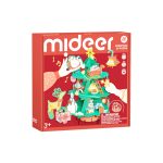 Puzzle de Natal 3D rotativo com caixa de música